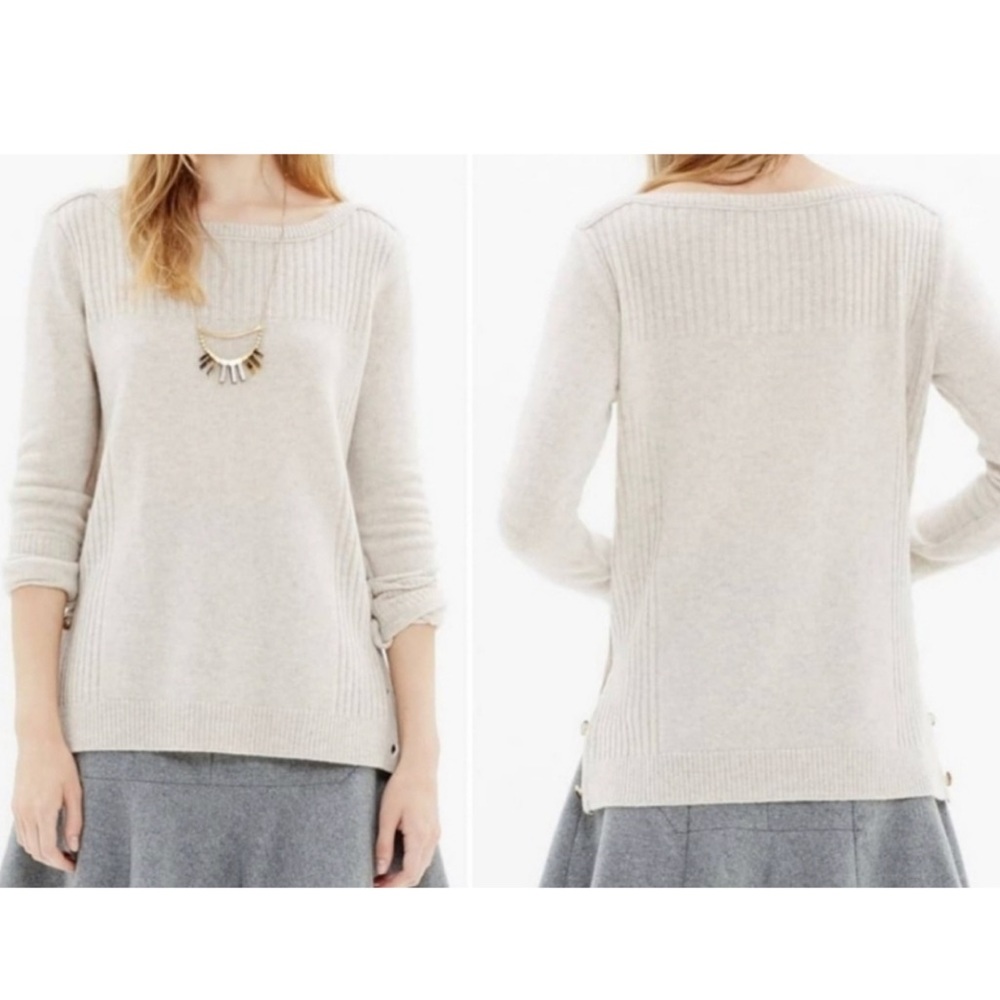34-Madewell Pinewood Pullover Sweater in Natural XS - Picture 1 of 7